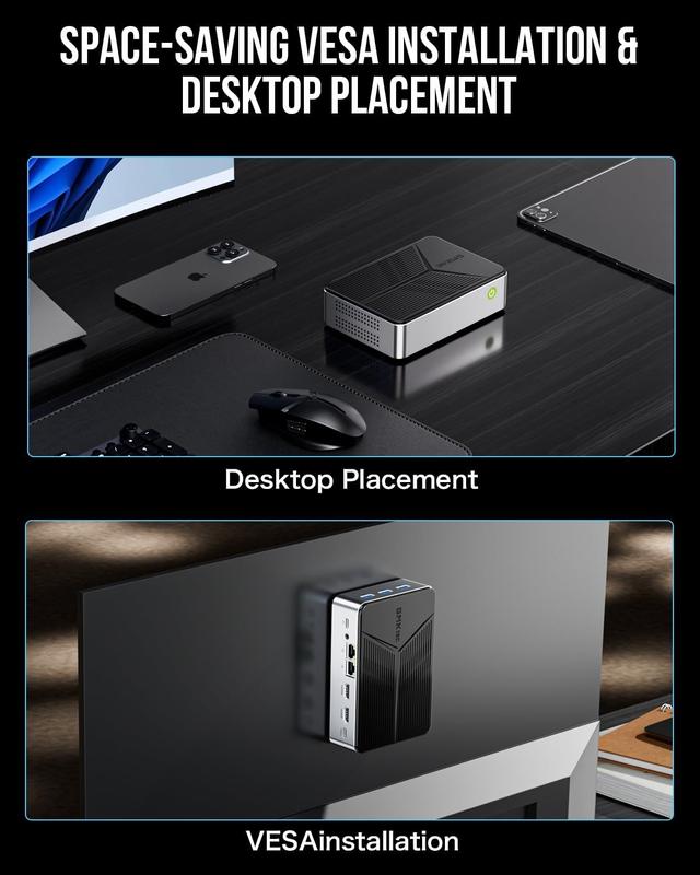 Mini PC NAS GMKtec G9 Intel N150 12 GB 64 GB+1 TB 4* M.2 NVMe